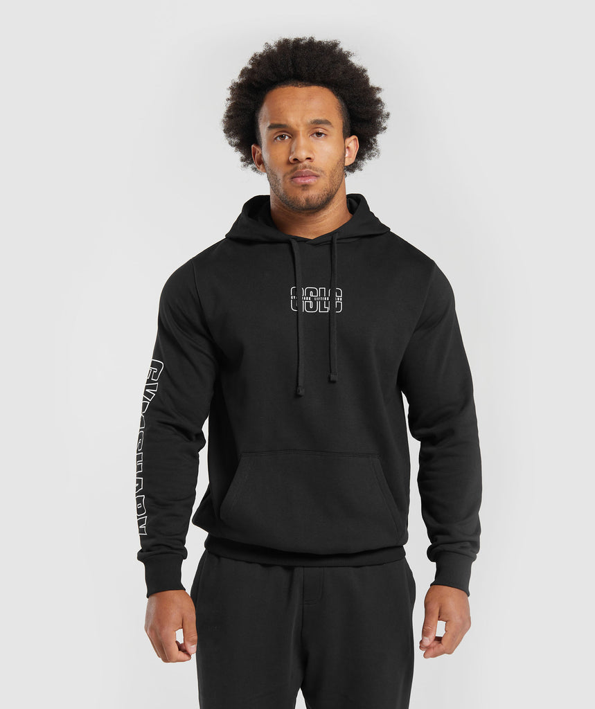 Gymshark Lifting Club Hoodie - Black 