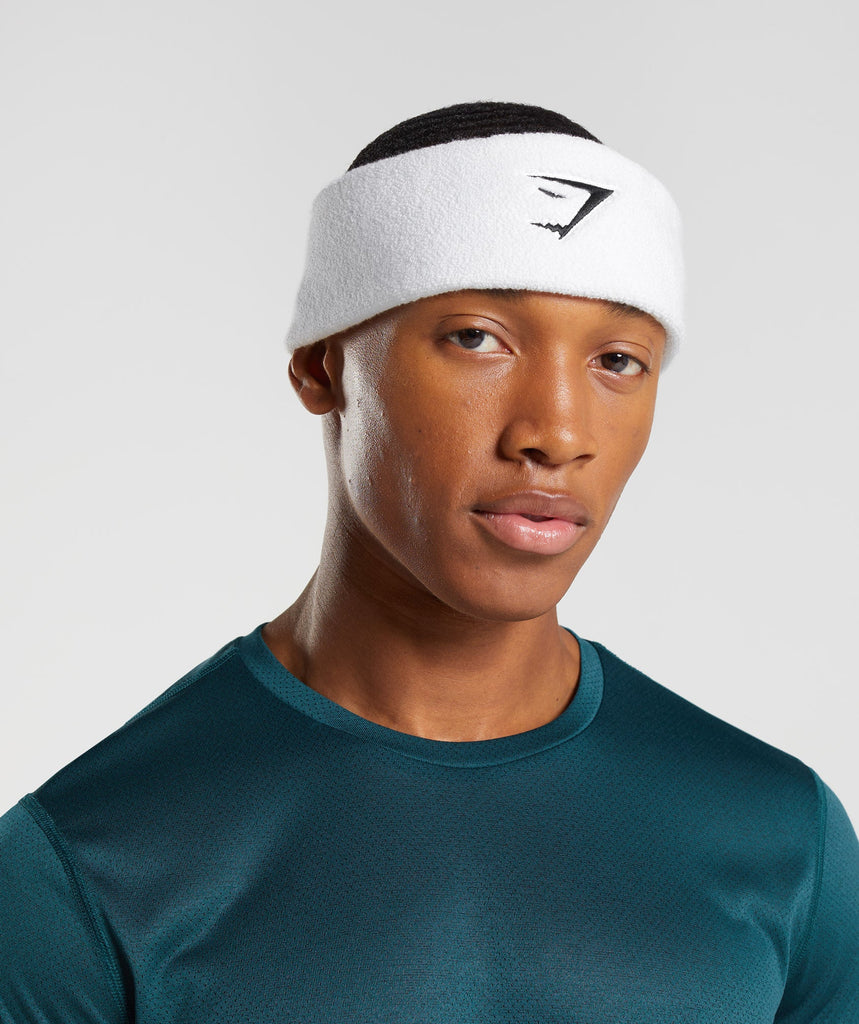 Gymshark Sharkhead Headband - White | Gymshark