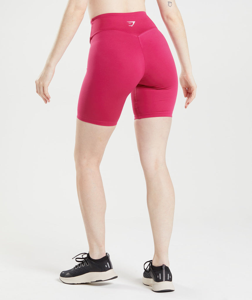 Gymshark Training Cycling Shorts Magenta Pink Gymshark