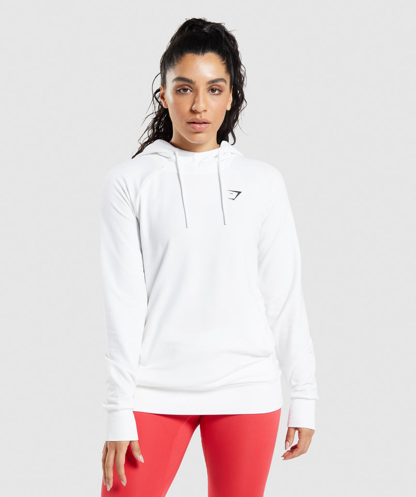 Gymshark white hoodie Clearance