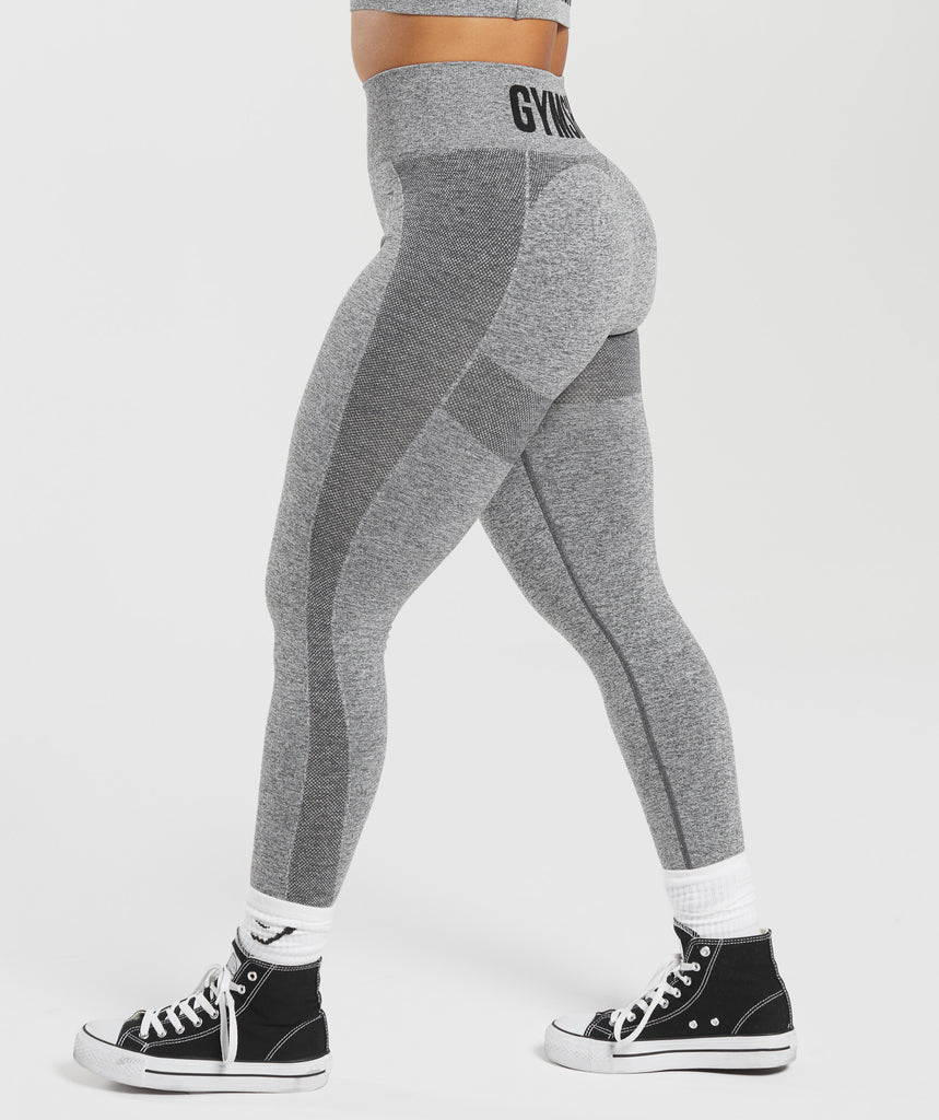 Gymshark Flex High Waisted Leggings Charcoal Marl Gymshark