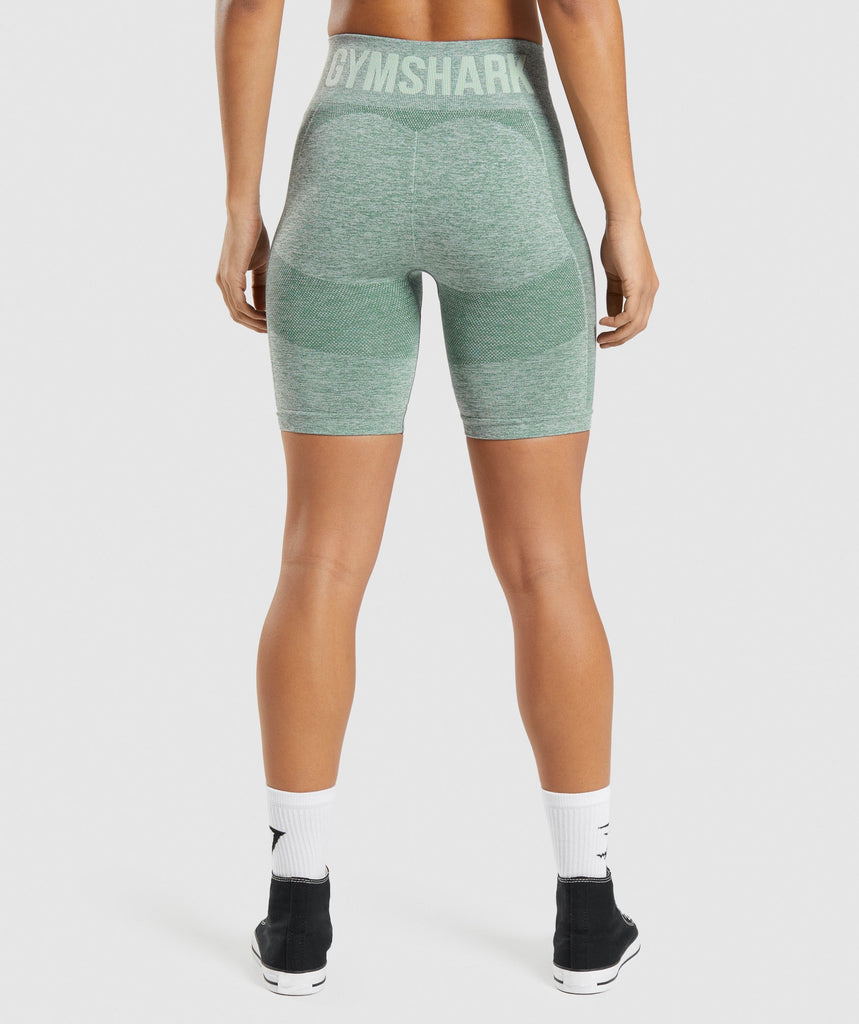 Gymshark Flex Cycling Shorts Studio Green Marl Gymshark
